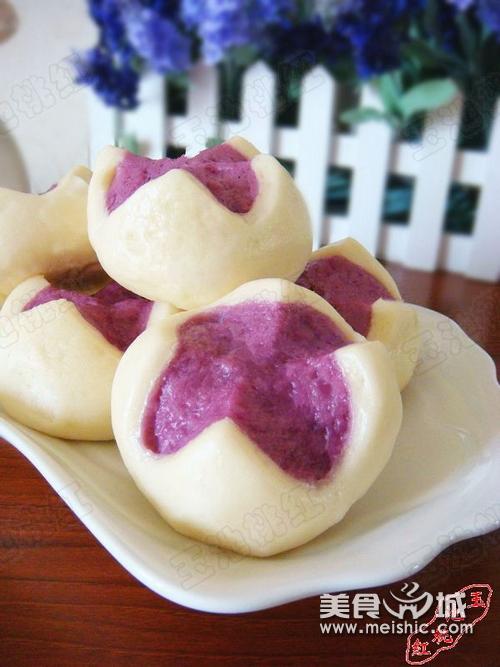 紫薯开花馒头怎么做