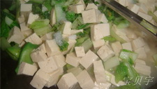 小白菜炖豆腐步骤8