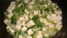 小白菜炖豆腐步骤9
