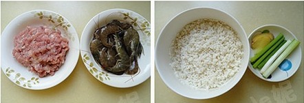 粽香糯米虾丸步骤1-2
