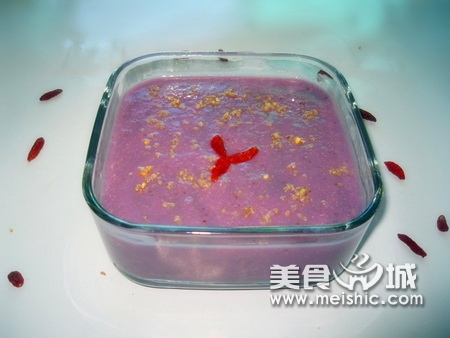 藜麦花生紫薯羹