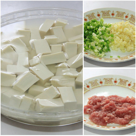 麻婆豆腐步骤1