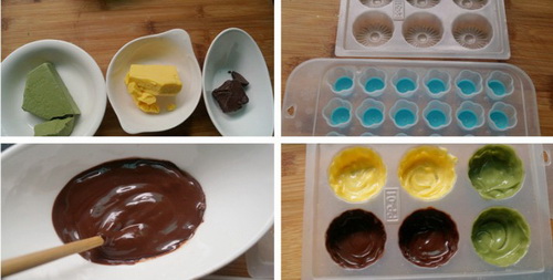 巧克力月饼步骤1-4