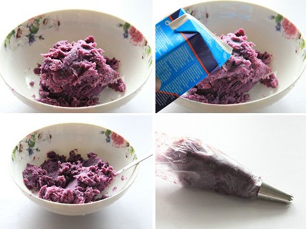 奶香紫薯泥步骤2