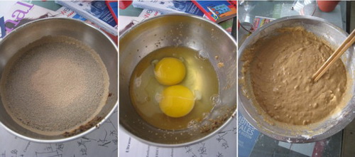 红糖鸡蛋发糕步骤4-6