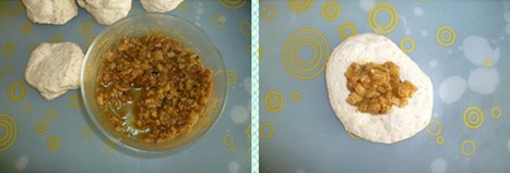 咖喱肉末菌菇餐包步骤2