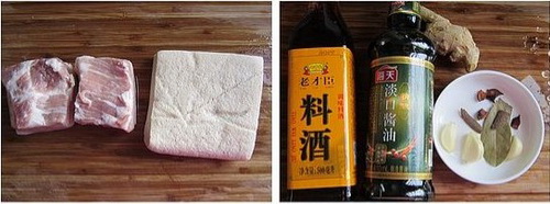 冻豆腐红烧肉步骤1-2