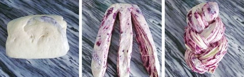 中种紫色大理石纹吐司的做法步骤8