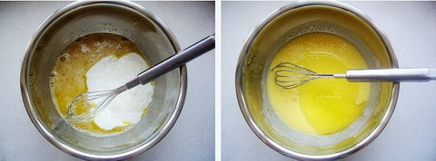 椰蓉酸奶小蛋糕步骤3-4