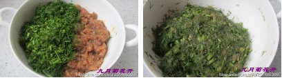 茴香大肉饺子步骤1-3