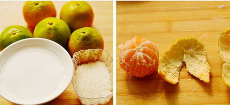 糖渍橘皮步骤1-2