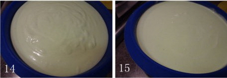 香斑斓舒芙蕾乳酪蛋糕步骤14-15