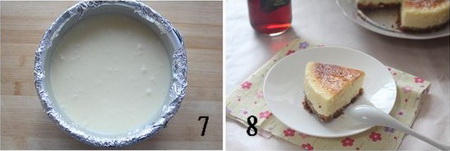 传统乳酪蛋糕步骤7-8