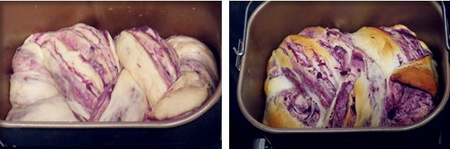 中种紫薯大理石吐司步骤15-16