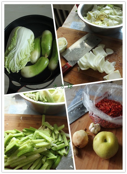 朝鲜辣白菜步骤1-4