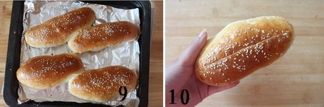 热狗面包的做法步骤9-10
