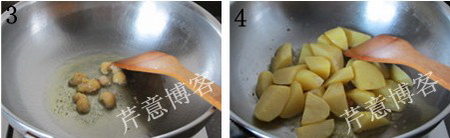 川辣土豆烧鸡步骤3-4