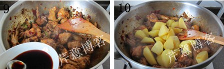川辣土豆烧鸡步骤9-10