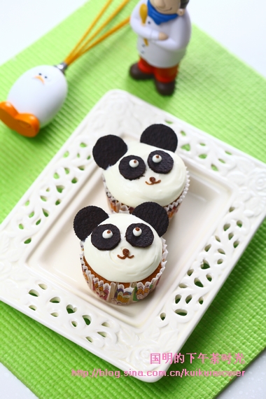 熊猫杯子蛋糕的做法