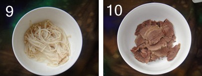 豆豉辣酱拌牛肉步骤9-10