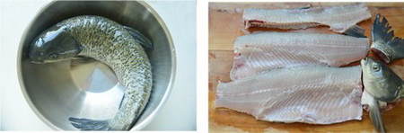 川味口水鱼片步骤1-2