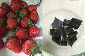 情人节巧克力草莓步骤1-2
