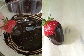 情人节巧克力草莓步骤7-8