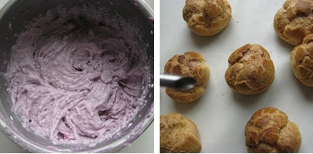 紫薯泡芙步骤15-16