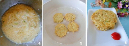土豆鸡蛋饼步骤4-6