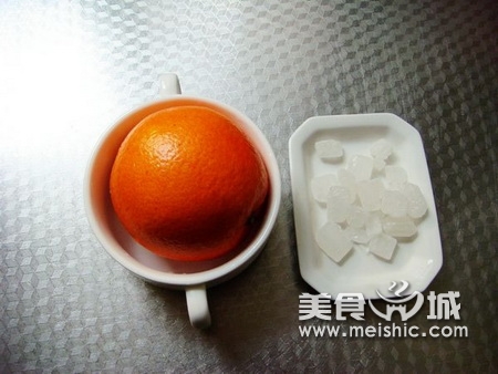 冰糖炖橙子原料