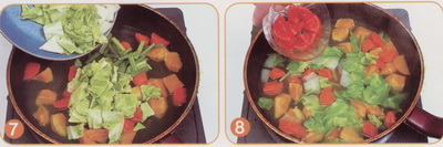 西式番茄红薯汤步骤7-8