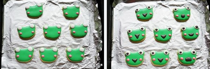 糖霜青蛙饼干的做法步骤8-9