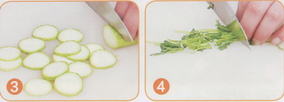 丝瓜香菇汤步骤3-4