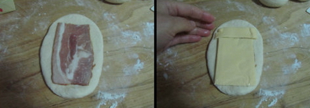 香葱培根奶酪面包步骤7-8
