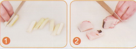 鲢鱼丝瓜汤做法步骤1-2