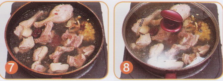 蜜枣沙参老鸭汤做法步骤7-8