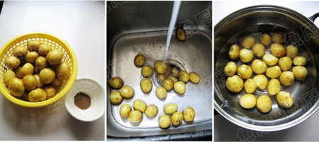 椒盐小土豆步骤1-3
