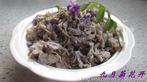 紫藤花麦饭的做法
