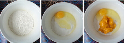 南瓜鸡蛋早餐饼的做法步骤3