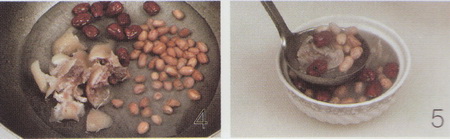 花生红枣猪蹄汤做法步骤4-5