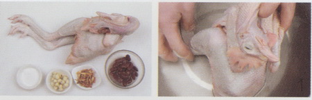 红豆莲子清鸡汤做法步骤1