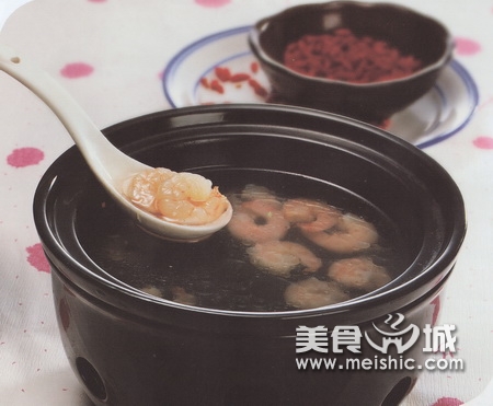 黄芪鲜虾仁汤