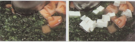 雪菜番茄豆腐汤做法步骤4-5