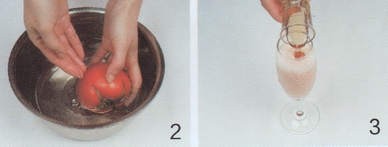 番茄沙田柚汁的做法步骤2-3