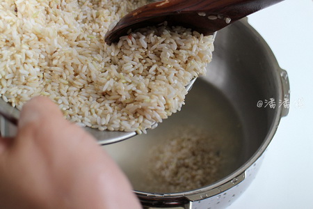 杂菜糙米饭步骤1