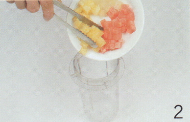 菠萝西瓜汁的做法步骤2