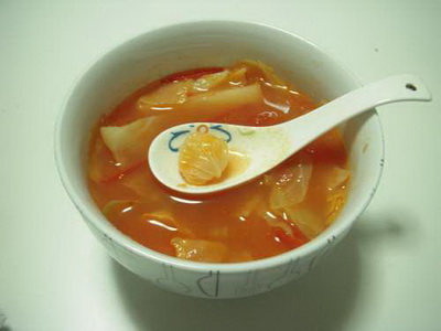 大头菜柿子汤