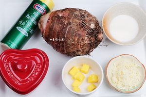 马苏里拉芝士焗香芋原料