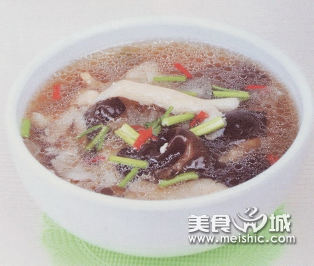双耳桂圆蘑菇甜汤