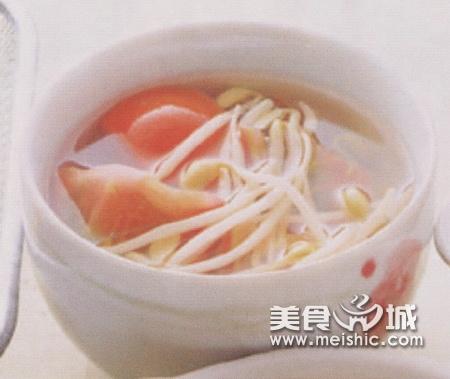 西红柿豆芽汤